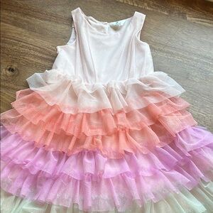 H&M Sparkle Pink Party Dress Top